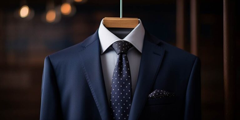 Granatowy garnitur - wybieramy idealny krawat